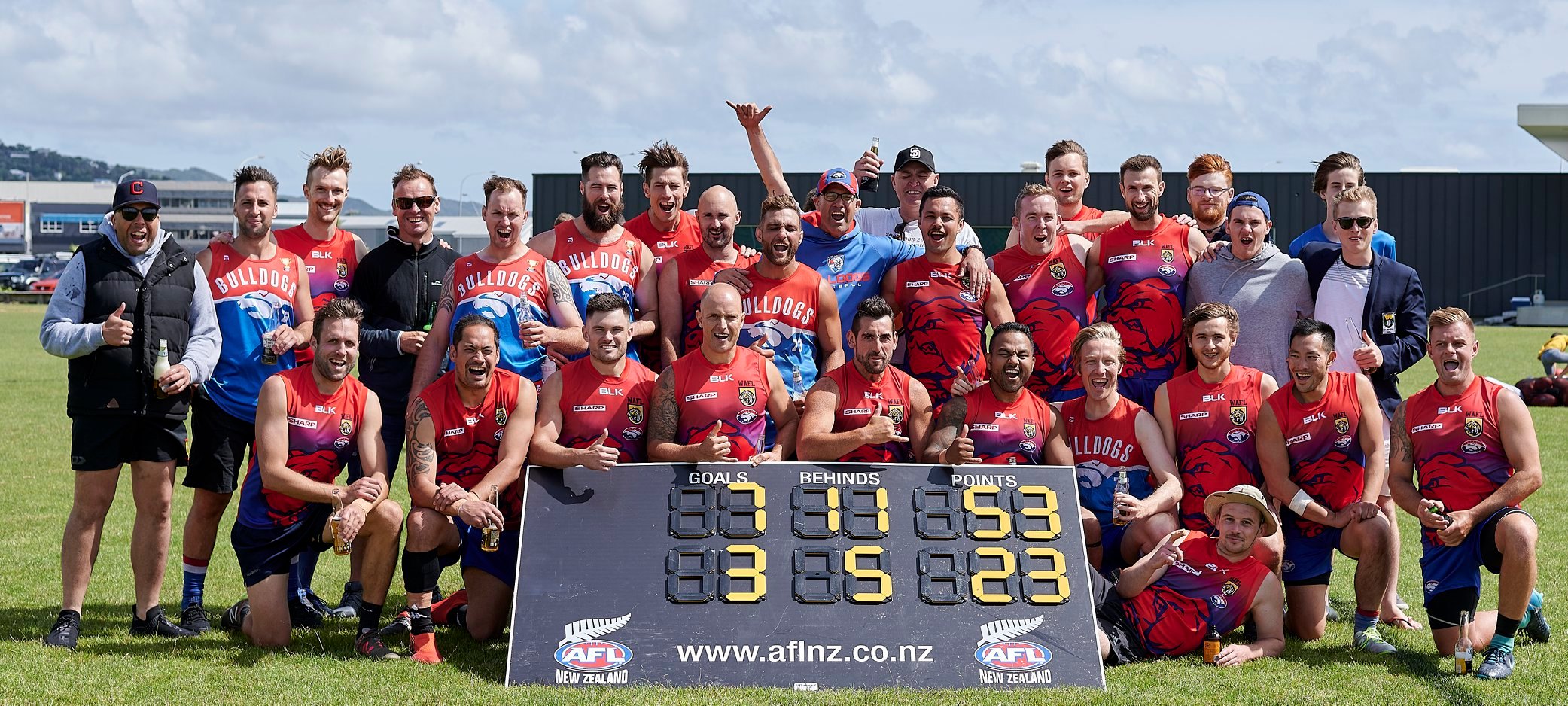 The Bulldogs raise the cup once again after a break in their 5-year premiership streak.